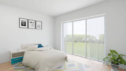 Schlafzimmer 2 oben (rechts) - 