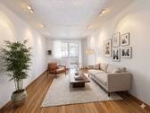 EG Wohnzimmer - KI renoviert - 5 Zimmer Doppelhaushälfte zum Kaufen in Bonn
