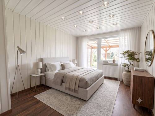 EG Schlafzimmer - KI renoviert - Doppelhaushälfte mit 107,50 m&sup2; in Bonn zum Kaufen