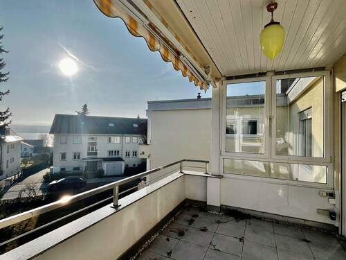 und auf dem Balkon - 