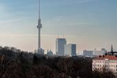 Blick auf das höchste Gebäude Deutschlands - 