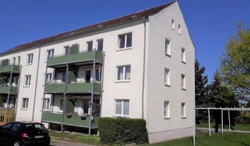 Ansicht Hofseite - Etagenwohnung mit 60,30 m&sup2; in Weißenfels zur Miete