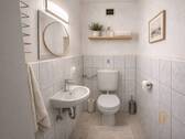 Gäste-WC visualisiert - 