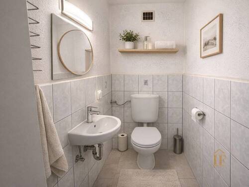 Gäste-WC visualisiert - 