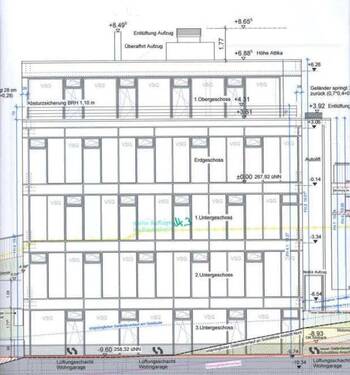 Gebäudeschnitt - Grundstück zum Kaufen in Saarbrücken