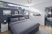 Schlafzimmer mit Bad en Suite - 