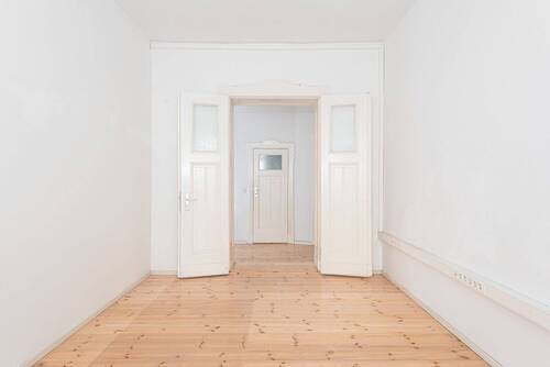 Musterwohnung Flügeltüren - Etagenwohnung mit 91,10 m&sup2; in Berlin zum Kaufen