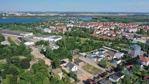 Luftaufnahme - 4 Zimmer Doppelhaushälfte in Markranstädt