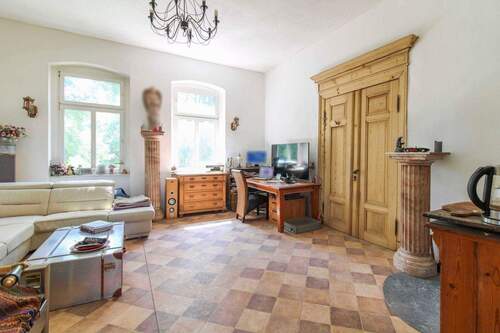 Wohnzimmer OG - 1 Zimmer Einfamilienhaus in Alberstedt