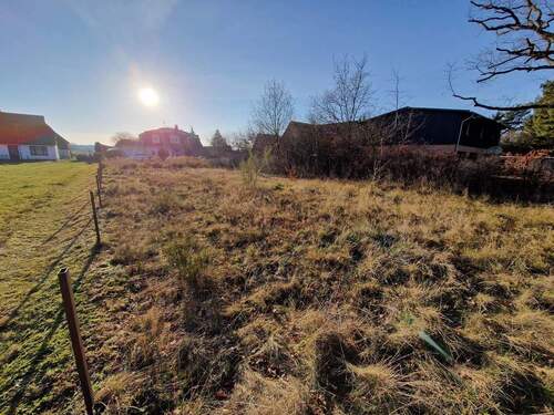 GST Blick zur Straße - Grundstück in Wieck a. Darß zum Kaufen