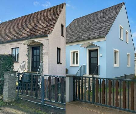 Vorher-Nachher - Einfamilienhaus mit 120,00 m&sup2; in Naunhof zum Kaufen