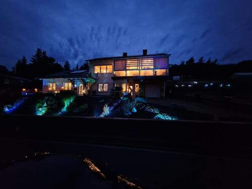 Objektansicht in der Abenddämmerung - Mehrfamilienhaus, Wohnhaus mit 215,00 m² in Großalmerode zum Kaufen