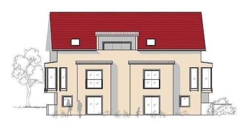 Ansicht Süd - Letzte verfügbare Einheit – eine seltene Gelegenheit! Neubauprojekt in TOP-Wohnlage 4 ½ - Zimmer-Wohnung im DG mit Loggia