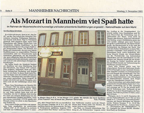 Zeitungsartikel - 