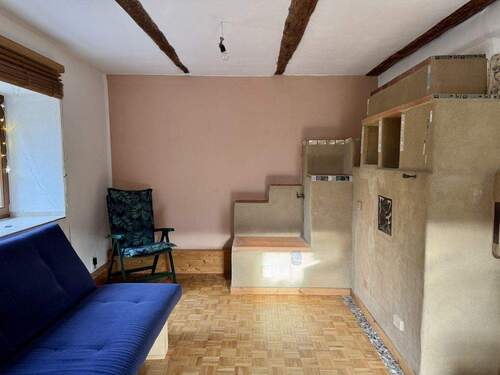 Wohnraum mit Lehmofen - 