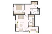 Wohnungsgrundriss - 
