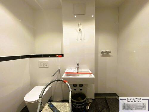 Blick in das Duschbad - 
