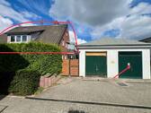 Ansicht Südost mit Garage - 4 Zimmer Etagenwohnung zum Kaufen in Hamburg