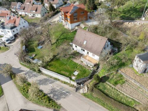 Vogelperspektive - 7 Zimmer Einfamilienhaus zum Kaufen in Schwäbisch Gmünd