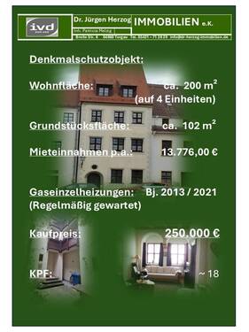 Infos - Mehrfamilienhaus, Wohnhaus zum Kaufen in Torgau