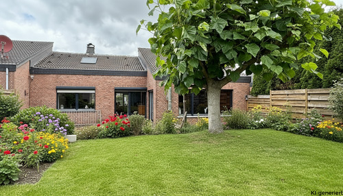 Hausansicht hinten KI-generiert - 