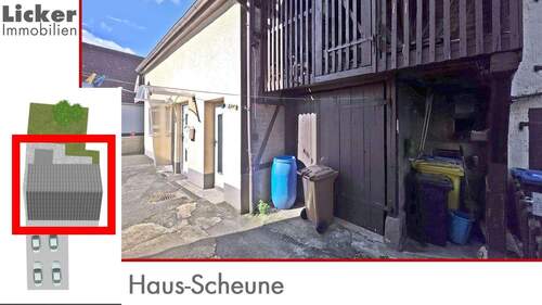 Haus-Scheune - 