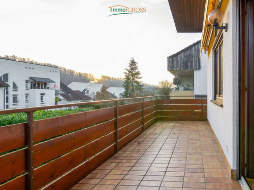 Aussicht aus dem Balkon - 