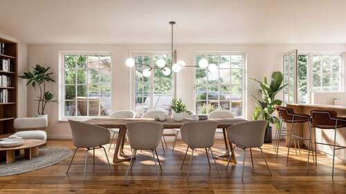 Essbereich - visualisiert - 5 Zimmer Etagenwohnung zum Kaufen in Berlin