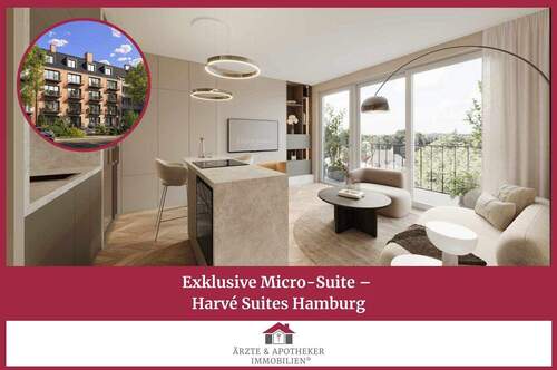 Ärzte & Apotheker Immobilien - Exklusive Micro-Suite - Harvé Suites Hamburg