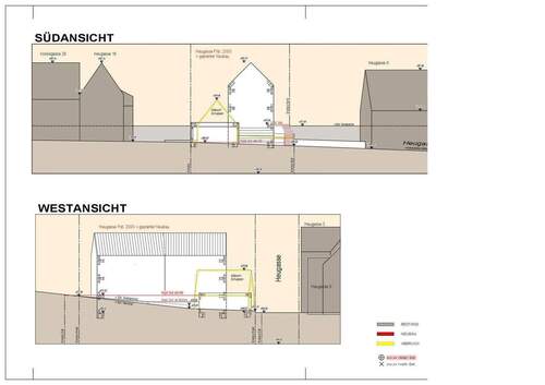 Süd + Westansicht - Grundstück in Filderstadt
