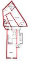 Grundrissplan - BÖHM IMMOBILIEN ~ 2-Zimmer-Stadtwohnung, Lichtentaler Str.