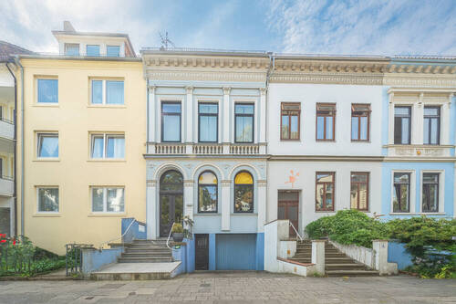 Außenansicht vorne - Charmante Dachgeschoss-Maisonette in Schwachhausen