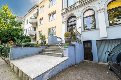 Außenansicht vorne - 3 Zimmer Etagenwohnung in Bremen