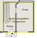 Grundriss Erdgeschoss zur OG-Wohnung - 