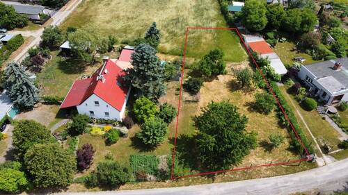 Grundstücksabmessungen ca. 880m².jpg - bauträgerfreies Baugrundstück - 125.000,00&nbsp;EUR Kaufpreis, ca.&nbsp; 0,00&nbsp;m&sup2;