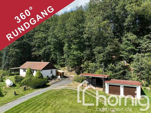 Grundstück - Grüne Oase mit Bungalow, Gästehaus & Waldanteil in der Sächsischen Schweiz bei Berggießhübel