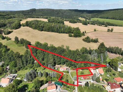 Blick Richtung Nordwesten - 3 Zimmer Einfamilienhaus zum Kaufen in Bad Gottleuba-Berggießhübel / Hellendorf