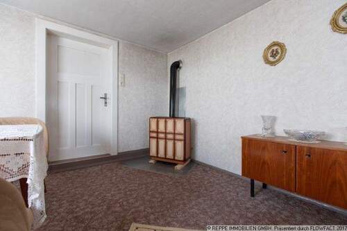 Öl-Ofen im Wohnzimmer - 