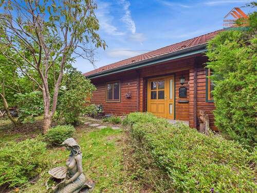 Außenansicht 1 - Ihr Holzhaus in ruhiger Wohnlage von Nordleda