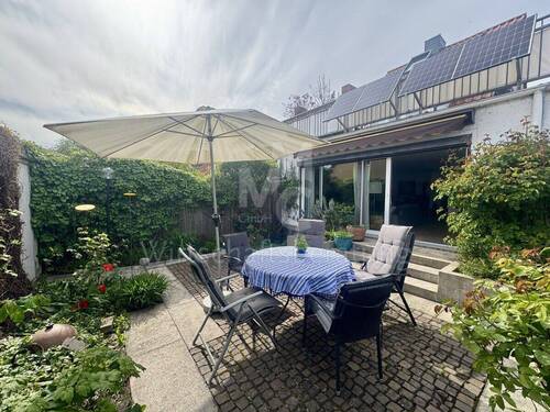 Gartenansicht - 3 Zimmer Reihenendhaus in Hannover