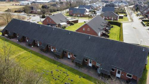 Luftbild Nord - 3 Zimmer Reihenmittelhaus zum Kaufen in Tarp
