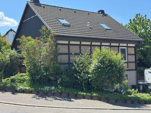 Vorderansicht Fachwerkhaus - 