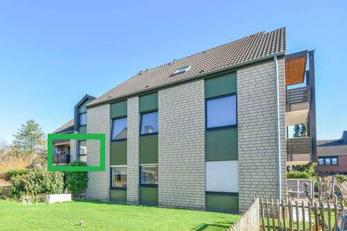 Blick auf das Gebäude mit Lage der Wohnung - Etagenwohnung mit 65,90 m&sup2; in Düsseldorf zum Kaufen