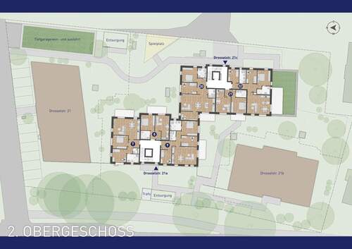 Gesamtansicht 2. Obergeschoss - 