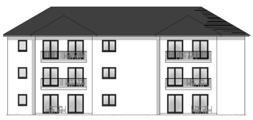 Ansicht Ost - Etagenwohnung mit 105,90 m&sup2; in Cottbus zum Kaufen