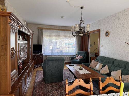 Wohnzimmer mit Übergang - 