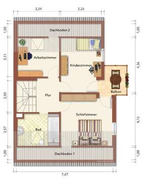 Dachgeschoss - 
