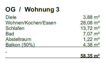 Bild 4 - 2 Zimmer Etagenwohnung in Simbach am Inn