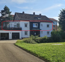 Geräumige 3-Zimmer-Wohnung mit Dachterrasse und Garage in Waltenhofen-Hegge