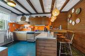 Küche mit Theke - 